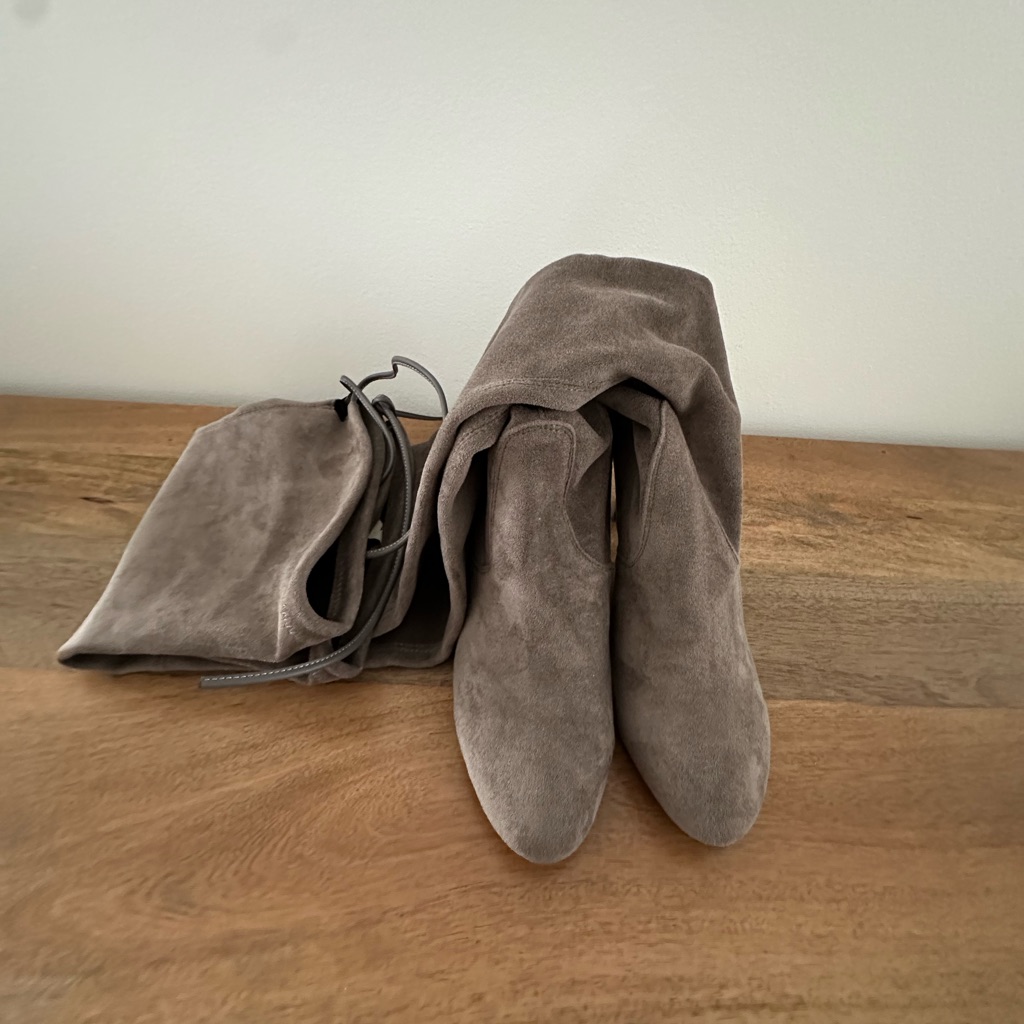 Kaitlyn Pan Gray Otk Boots Size 9